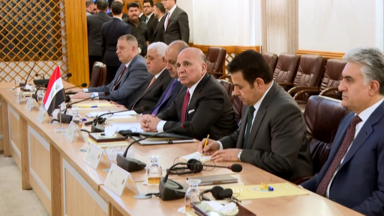 Irak Dışişleri Bakanı Fuad Hüseyin ve heyeti | Fotoğraf: AA